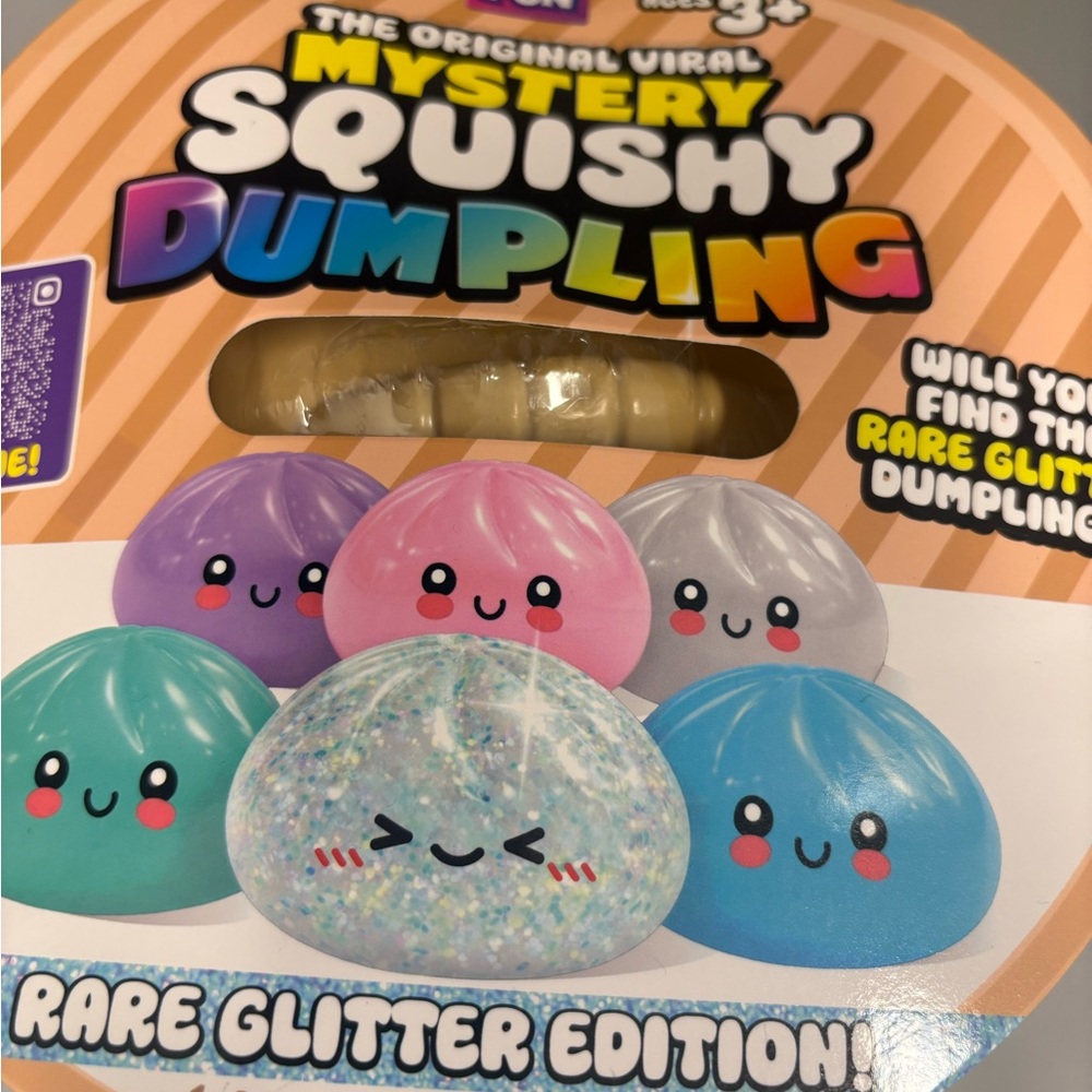 BIG Crazy Fun Mystery Squishy Dumpling - Rare Glitter Edition, BIG DUMPLING - Picture 3 of 10